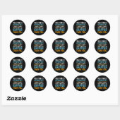Beledigend of Grappig - Humor Sarcasme Ronde Sticker (Vel)