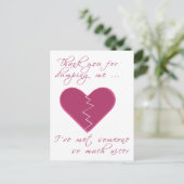 Beledigende Valentijn Feestdagenkaart (Staand voorkant)