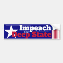 Beleef de Deep State Bumpersticker