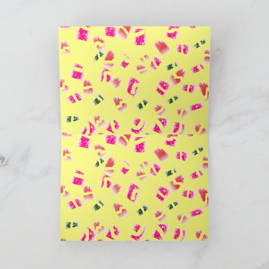 Beleef de droom met roze en crème viering kaart (Binnen)