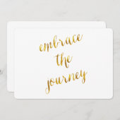 Beleef de Folie van de Reizen van de Goudfaux van (Voorkant / Achterkant)