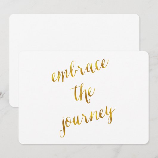 Beleef de Folie van de Reizen van de Goudfaux van  (Voorkant / Achterkant)