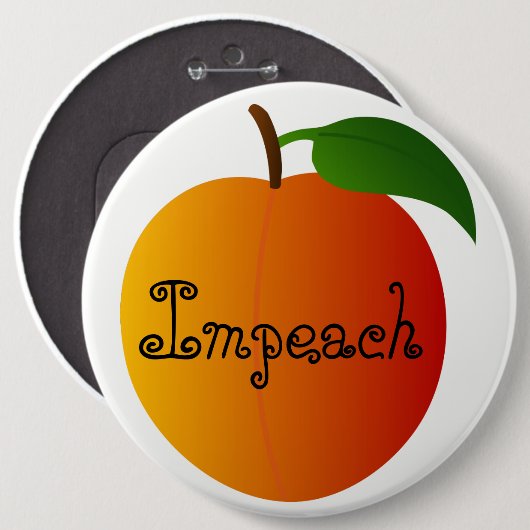 Beleef de Peach! Ronde Button 6,0 Cm (Voorkant /achterkant)