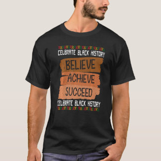 Beleef de succesvolle zwarte geschiedenis in Afrik T-shirt