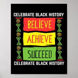 Beleef de succesvolle zwarte geschiedenis met cade poster