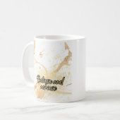 Beleef en realiseer koffiemok (Voorkant links)