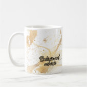 Beleef en realiseer koffiemok (Links)