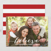 Beleef gewoon de feestdag fotokaart 2014 feestdagenkaart (Voorkant / Achterkant)