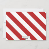 Beleef gewoon de feestdag fotokaart | Rood Feestdagenkaart (Achterkant)