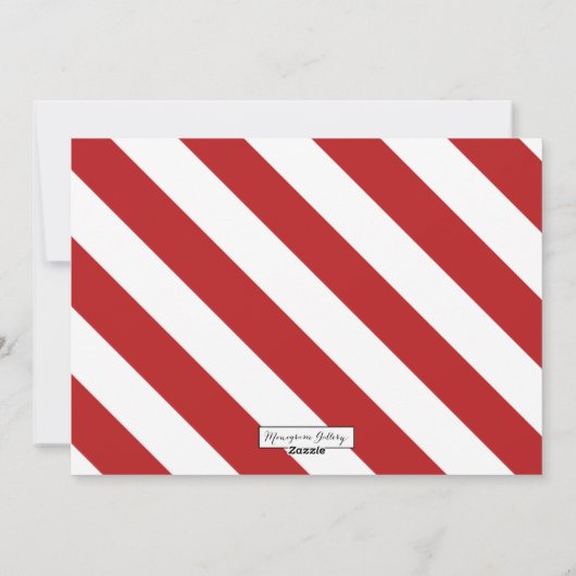 Beleef gewoon de feestdag fotokaart | Rood Feestdagenkaart (Achterkant)