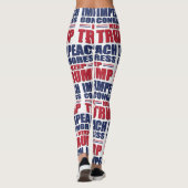 Beleef het Congres en houd Trump Leggings (Achterkant)