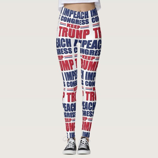 Beleef het Congres en houd Trump Leggings (Voorkant)
