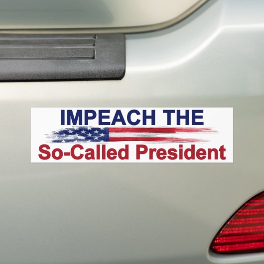 Beleef het zogenaamde President Bumpersticker (Op auto)