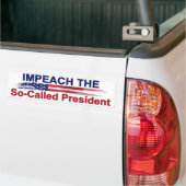 Beleef het zogenaamde President Bumpersticker (Op Truck)