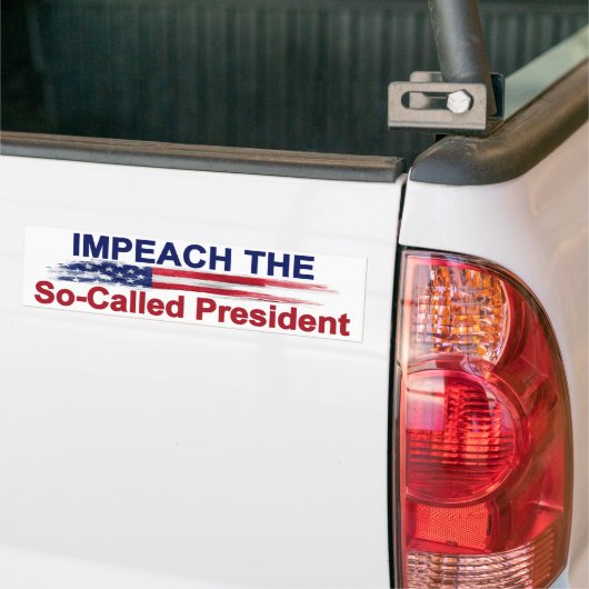 Beleef het zogenaamde President Bumpersticker (Op Truck)