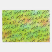 Beleef in eigen papierbladen die u zelf oppakt inpakpapier vel (Voorkant 3)