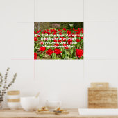 Beleef in jezelf poster (Keuken)