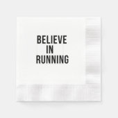 Beleef in rennen servet (Voorkant)