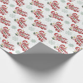 Beleef in Santa Wrapping Paper Cadeaupapier (Hoek)