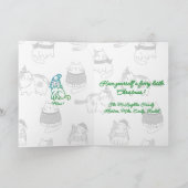 Beleef jezelf een harige kleine kerst! feestdagen kaart (Binnen)