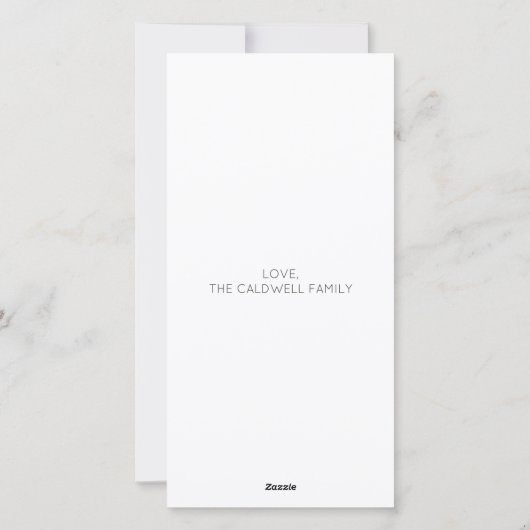 Beleef jezelf een zanderig klein kerstfeest feestdagenkaart (Achterkant)