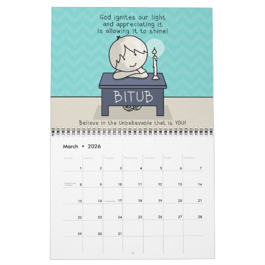 Beleef met al uw hart 20XX kalender (Mar 2026)