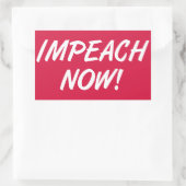 Beleef nu rechthoekige sticker (Tas)