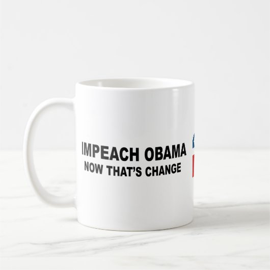 Beleef Obama - nu dat verandert Koffiemok (Links)