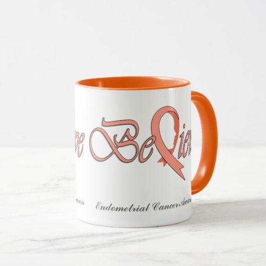 Beleef ontwerp mok (Voorkant rechts)