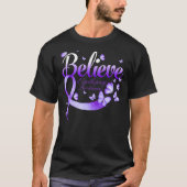 Beleef pilepsy Bewustheid Butterfly T-shirt (Voorkant)
