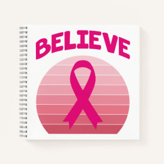 Beleef roze ribbon Retro Journal Notitieboek