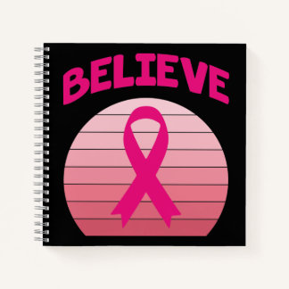 Beleef roze ribbon Retro Journal Notitieboek