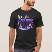 Beleef sarcoïdose Bewustmakingsvlinder T-shirt (Voorkant)