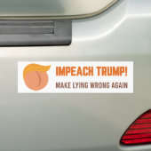Beleef Trump opnieuw verkeerd Bumpersticker (Op auto)