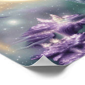 Beleef uw verbeelding met Whimsical Unicorn Poster (Hoek)