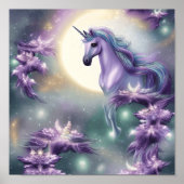Beleef uw verbeelding met Whimsical Unicorn Poster (Voorkant)