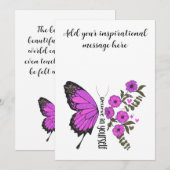 Beleef zelf een aangepaste briefkaart (Voorkant / Achterkant)