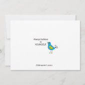 Beleef zelf met uw flatkaart van 7 x 5 inch (Achterkant)