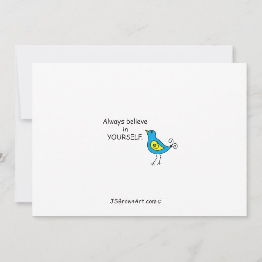 Beleef zelf met uw flatkaart van 7 x 5 inch (Achterkant)