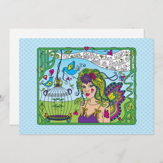 Beleef zelf met uw flatkaart van 7 x 5 inch (Voorkant / Achterkant)