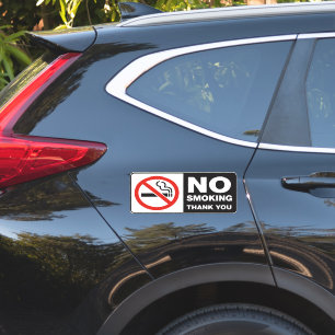Beleefd Niet Roken Bord - Dank U voor Niet Roken Sticker