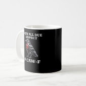 Beleefde F-Caw-F Koffiemok (Voorkant links)