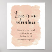 Beleefdenlijst Waterverf-weddenschap met stomheid Poster (Voorkant)