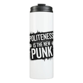 Beleefdheid is het nieuwe Punk Thermosbeker