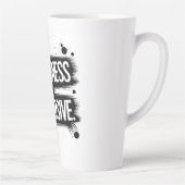 Beleefdheid is subversief latte mok (Rechts)