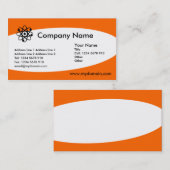 Beleenbaar - Oranje Visitekaartje (Voorkant / Achterkant)