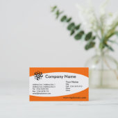 Beleenbaar - Oranje Visitekaartje (Staand voorkant)