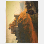 BELEG VAN KASTEEL FLEECE DEKEN (Voorkant)