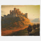 BELEG VAN KASTEEL FLEECE DEKEN (Voorkant (Horizontaal))