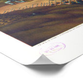 Beleg van Vicksburg 13 15 17 Corps Gen US Grant Poster (Hoek)